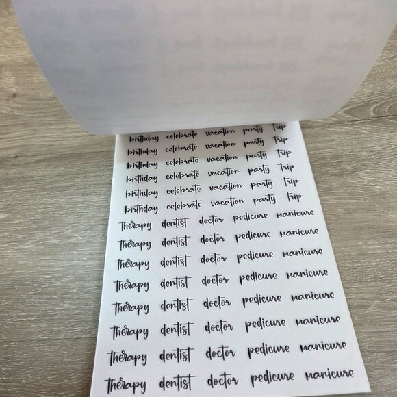 Rainbow Planner Stickers By Kellofaplan Volume Six Missing Two Stickers - Picture 16 of 16